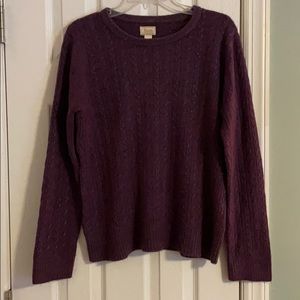 Super soft acrylic cable knit sweater!